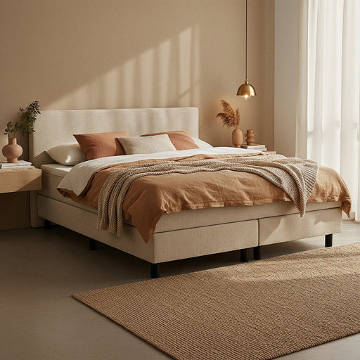 Boxspring Miracle Beige - Direct leverbaar - Gratis Levering.
Boxspring beige 140x200. Boxspring beige 160x200. Boxspring Beige 180x200. Boxspring Beige 200x200