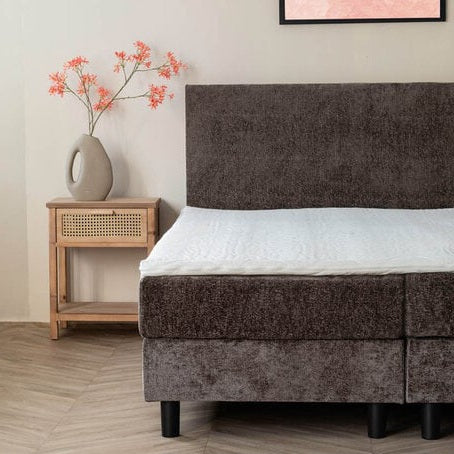 Boxspring Antraciet. Boxspring Teddy Antraciet 140x200. Boxspring Teddy Antraciet 160x200. Boxspring Teddy Antraciet 180x200. Boxspring Teddy Antraciet 200x200.