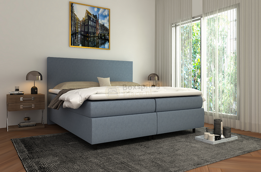 Boxspring Relax Geveerde Boxen extra hoge instap - Boxspringplace. Boxspring 140x200. Boxspring 160x200. Boxspring 180x200. Boxspring 200x200. Goedkope Boxspring. Complete boxspring. Hoge boxspring.