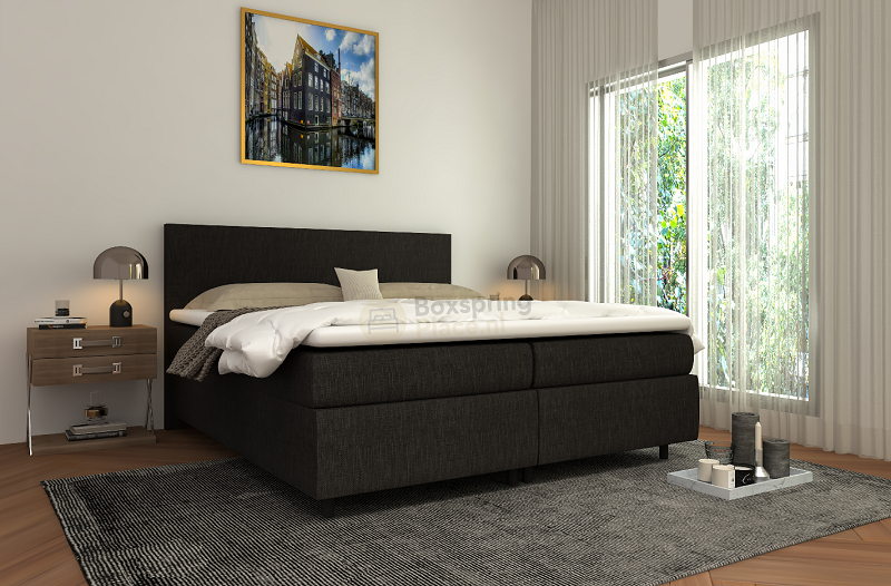 Boxspring Relax Geveerde Boxen extra hoge instap - Boxspringplace.  Boxspring 140x200. Boxspring 160x200. Boxspring 180x200. Boxspring 200x200. Goedkope Boxspring. Complete boxspring. Hoge boxspring.
